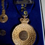 Reverse of large medal with Harold Hugh Jeffrey inscription