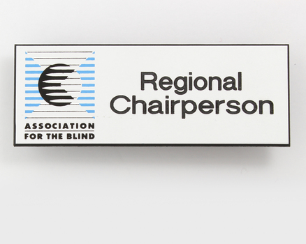 AFB Guiding light symbol to left of Regional Chairperson lettering