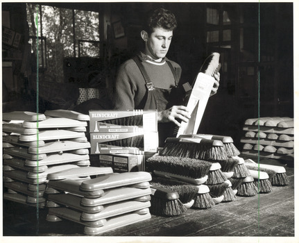 Checking brush ware before it leaves the factory
