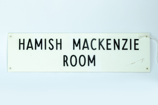 Black letters on a white background