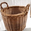 Large upside bell shaped basket with 2 side handles