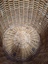 Inside view of basket with bolts rusting