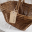 Rectangular cane carry basket with handle