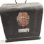 Black metal case with handle