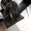 Paper feed tray and rotary barrel on duplicator shown