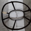 Metal basket mould for weaving