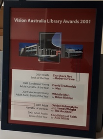 Image, 2001 Vision Australia Library Awards, 2001