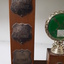 Metal plates on side of trophy