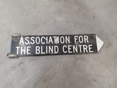 Association for the Blind street sign