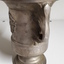 Silver candle holder with embellished detail