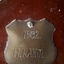 Winner's name inscribed on nameplate