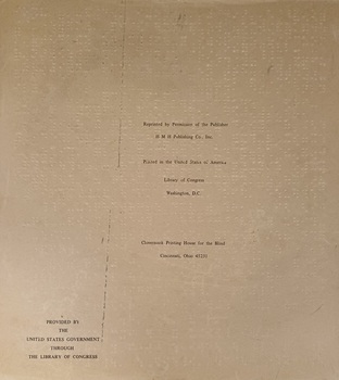 Back cover with publisher information