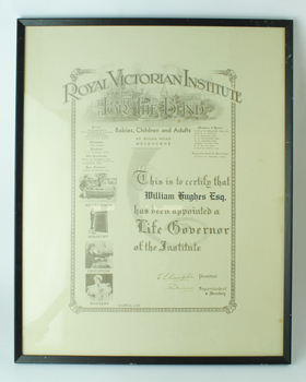 A3 page with inscription and images
