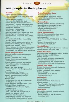 Head office and regional management listing.