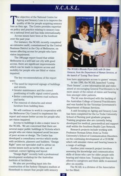 National Centre for Aging and Sensory Loss's Rhonda Pryor and Dr Jane Greacen (DHS) at the launch of 'Losing Their Sense' kit and video