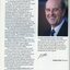 Treasurer's report with portrait of Graham Upton