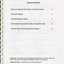 Table of Contents page with description of images on front and back cover