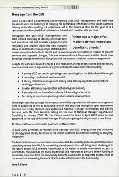 Message from the CEO