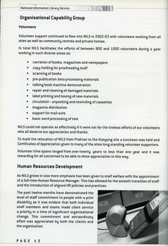 Organisational capability and HR reports.  Image of an audio book being scanned at the audio carousel.