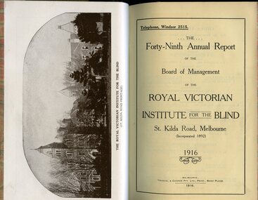 Front cover and image of building