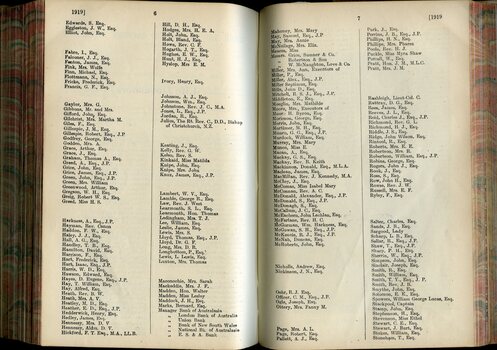 List of Life Governors continued