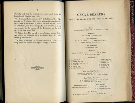 Minutes from Annual General Meeting and List of Office Bearers