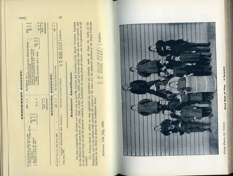 Endowment and Building Account and Blind Boys at Play - a Pyramid