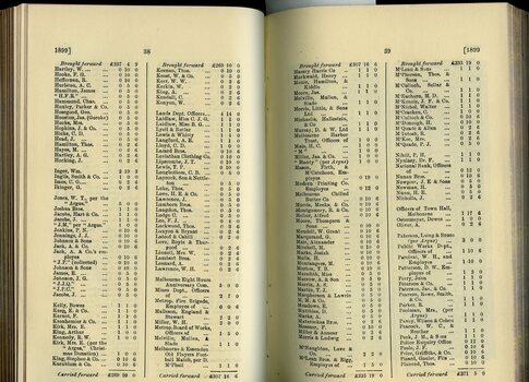 List of Public Subscribers with amounts tendered