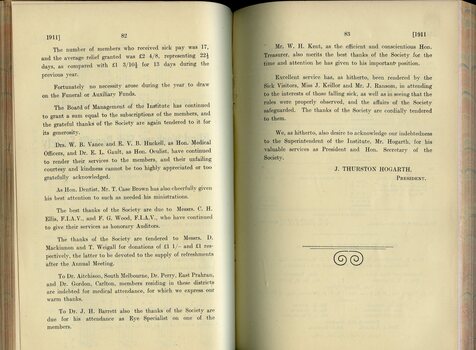 Annual report of the Blind Workers' Sick Benefit Society
