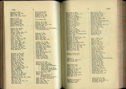 Life Governorships awarded – a consecutive list