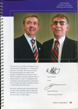 Photograph of Gerard Menses and Kevin Murfitt