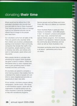 Acknowledgement of volunteers and the various roles they fulfill in the organisation