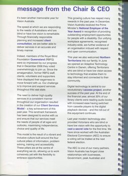 Combined overview report from the Chair and the CEO