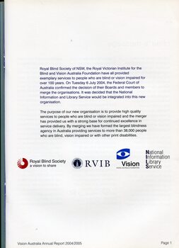 Description of the organisation which formed from the merger of four individual entities