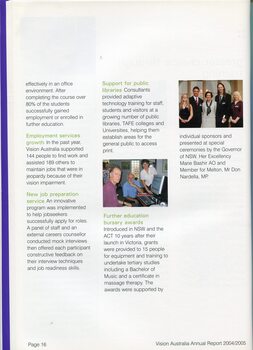 Employment services growth, new job preparation service, further education bursary awards and training for public library staff