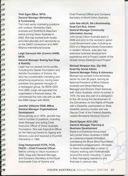 Profile of Executive Committee including qualifications and background
