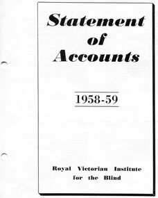 Front page of black writing on white background