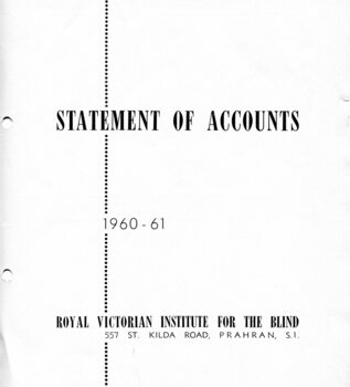Front page of black writing on white background
