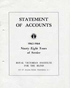 Front page of black writing on white background
