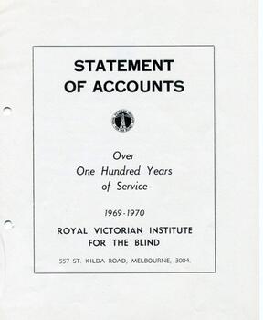 Front page of black writing on white background
