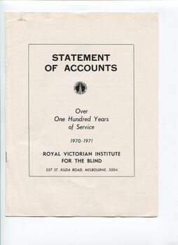 Front page of black writing on white background