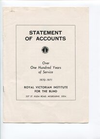 Front page of black writing on white background