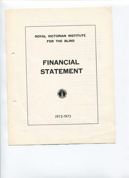 Front page of black writing on white background