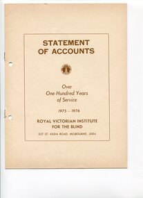 Front page of brown writing on buff background