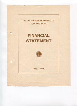 Front page of brown writing on buff background