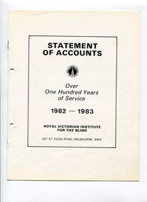 Front page of black writing on white background