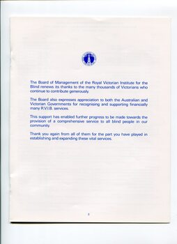Acknowledgement of charitable donations throughout the year