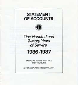 Front page of black writing on white background