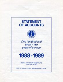 Front page of blue writing on white background