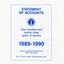 Front page of blue writing on white background